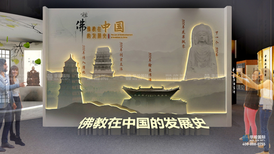 類型：文化博物展館設計 數字技術：紗幕投影、弧幕影院、幻影成像等
